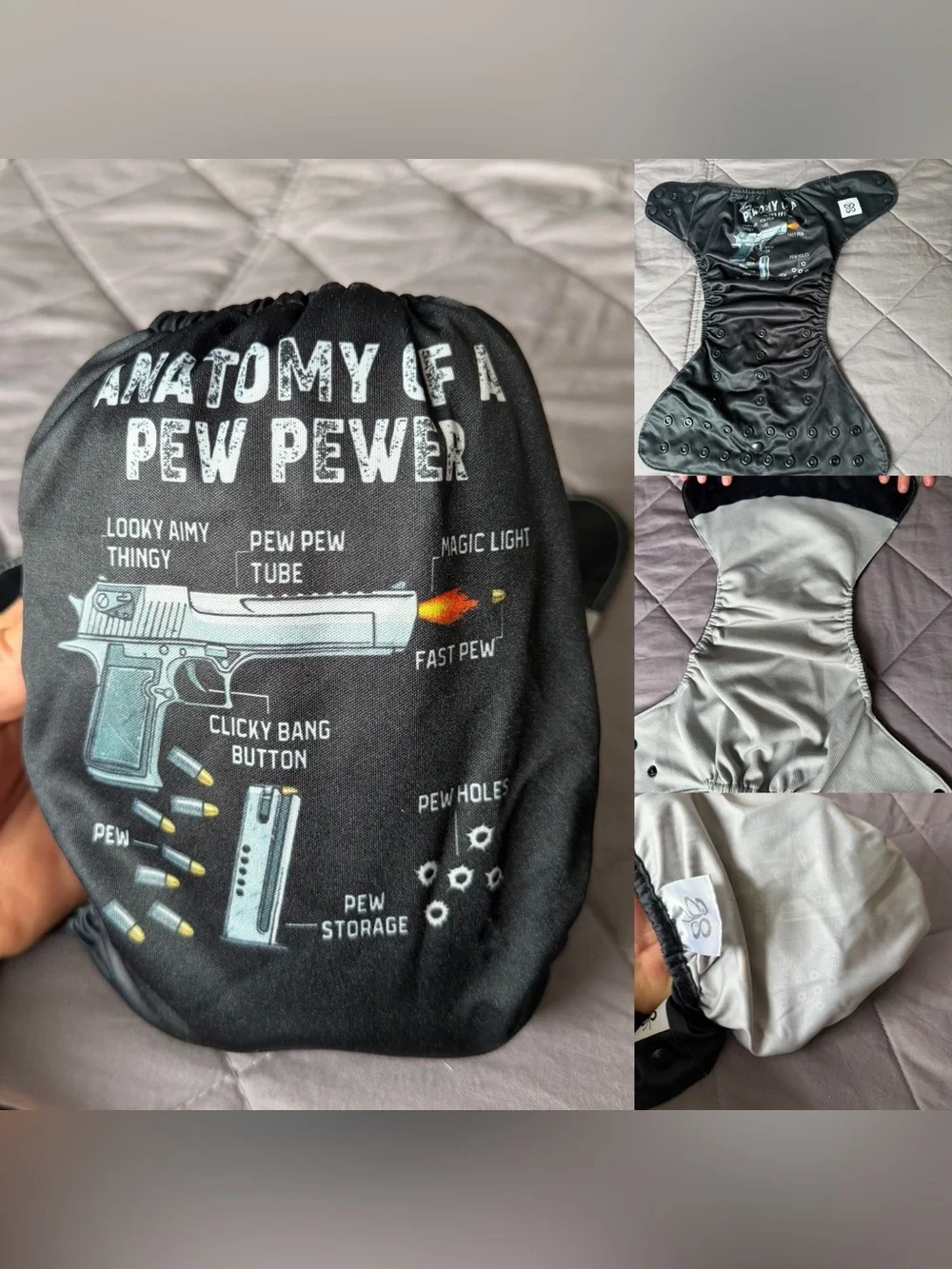 SullyBums AWJ pocket diaper